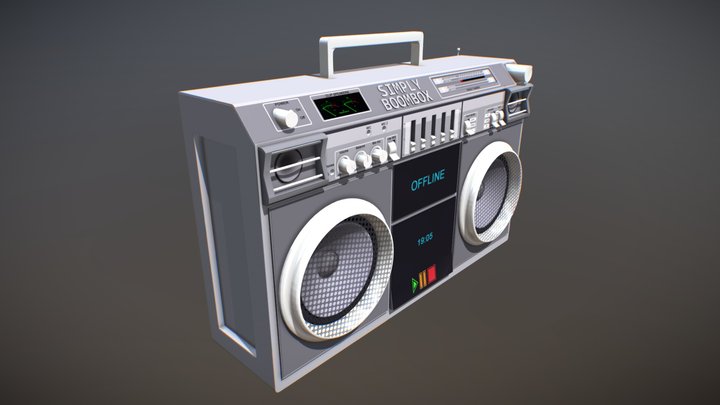 Boombox 3D models - Sketchfab