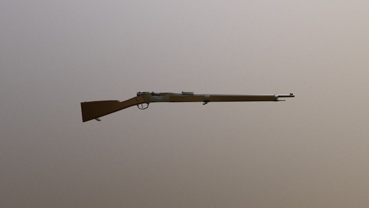 Lebel Rifle 3D Model