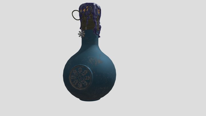 Old Frost Potion 3D Model