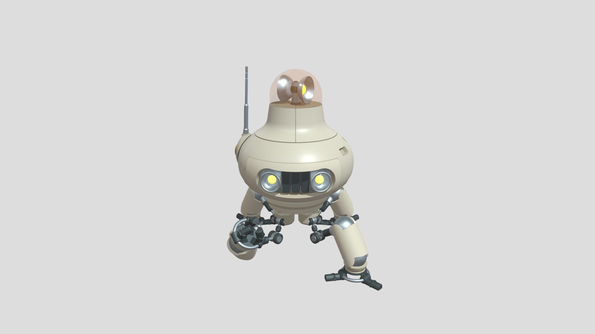 Robot Police — Sketchfab embed 3D viewer
