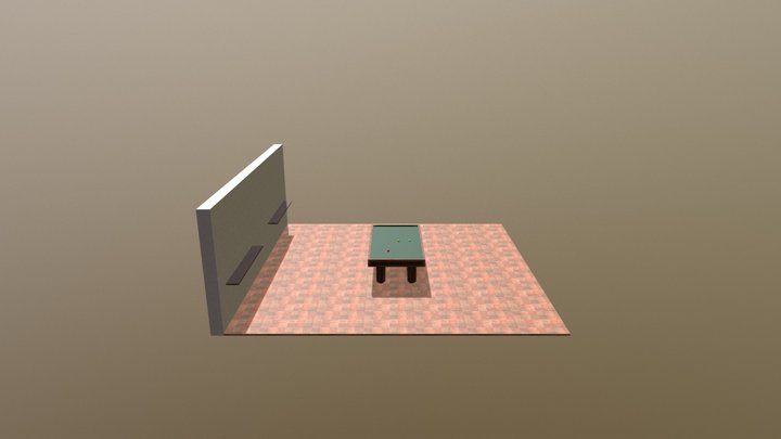 Tavolo da Biliardo 3D Model
