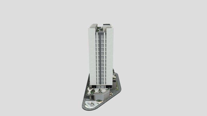 Torre Garten Tamaño Real 3D Model