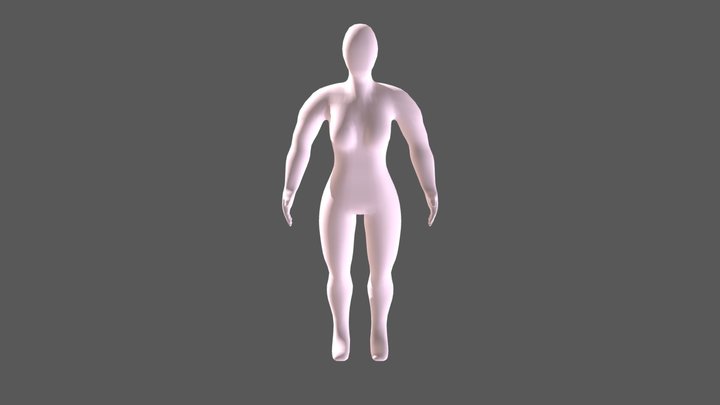 Zarya w/o clothes 3D Model