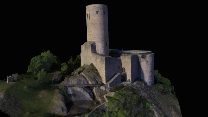 château de  batiaz martigny 3D Model