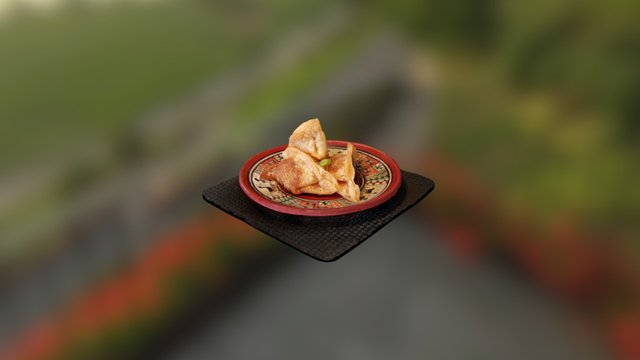 Fried Dumplings *OLD MODEL* 3D Model