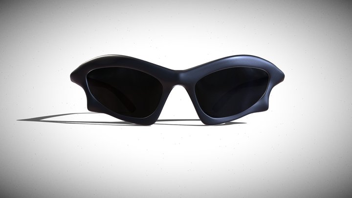 balenciaga sunglasses 3D Model