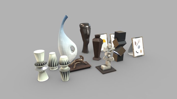 Interior Decorations 3D Model