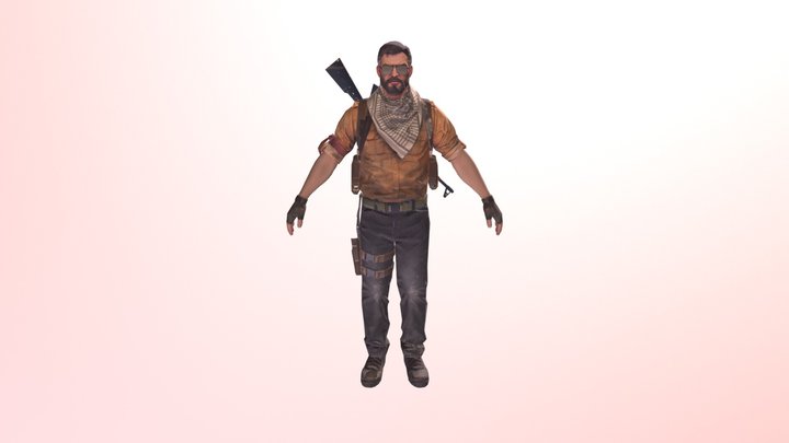 Elite Crew CSGO 3D Model