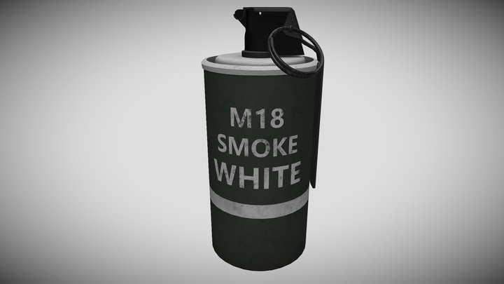 Smoke Grenade M18 3D Model