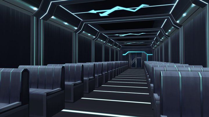 Project Moon Warp Train 3D Model