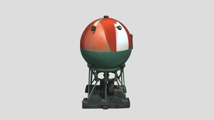 Spherical Tank 3d Model