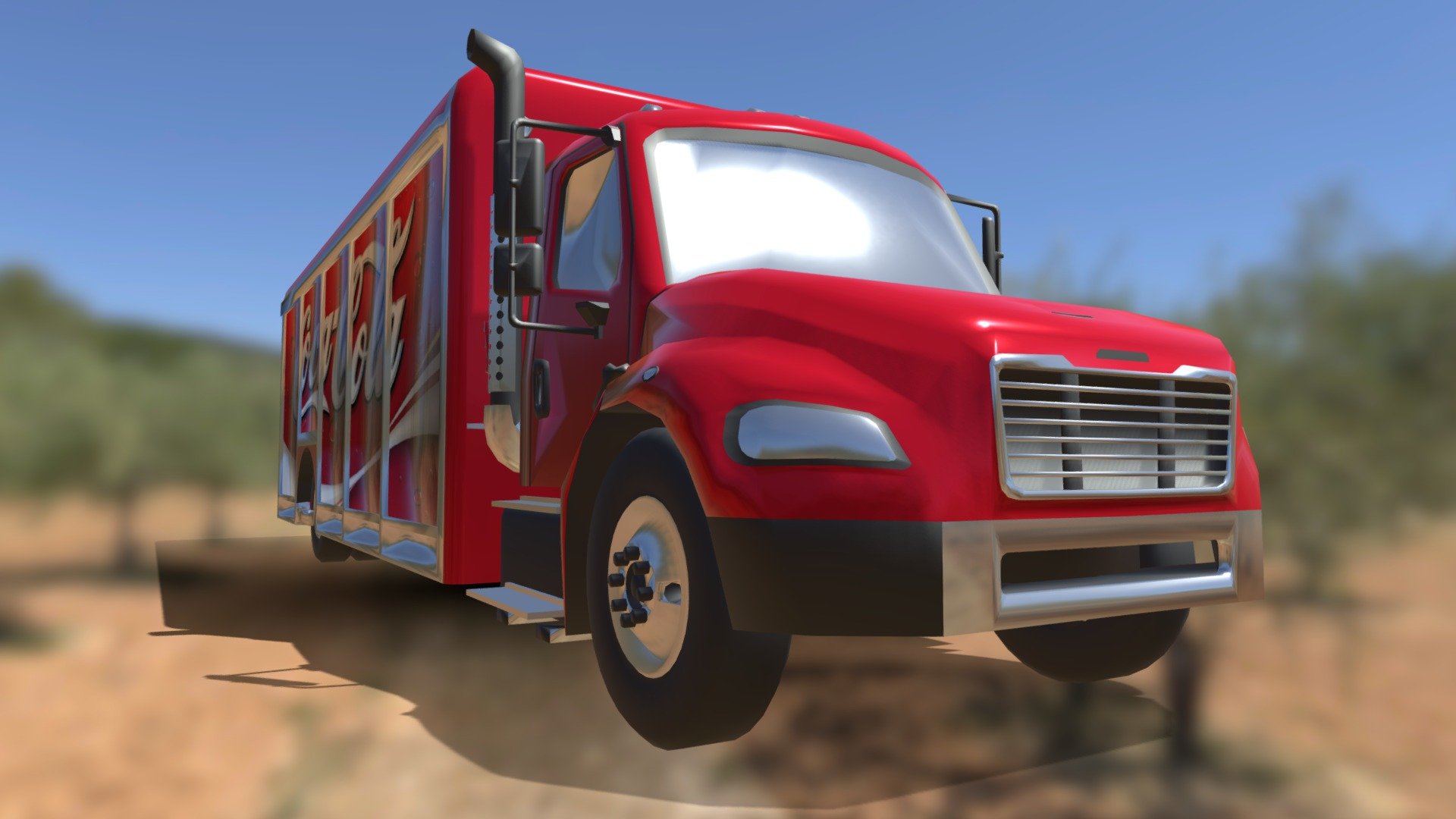 freightliner m2 106 cocacola