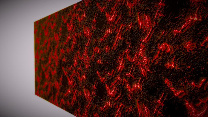 Lava Wall 3D Model