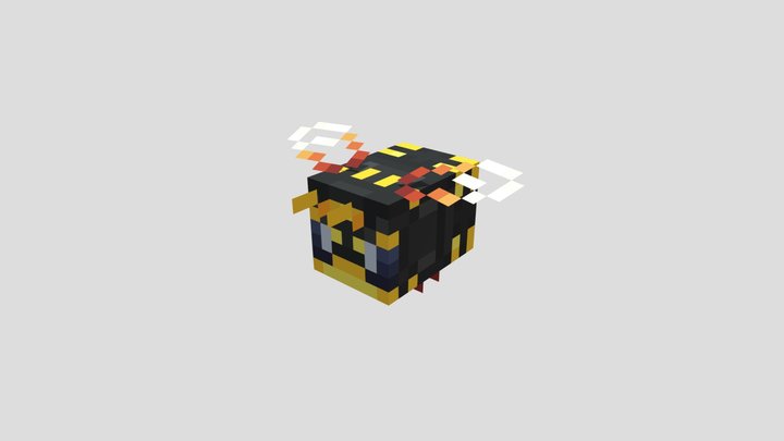 Minecraft Wasp 3D Model