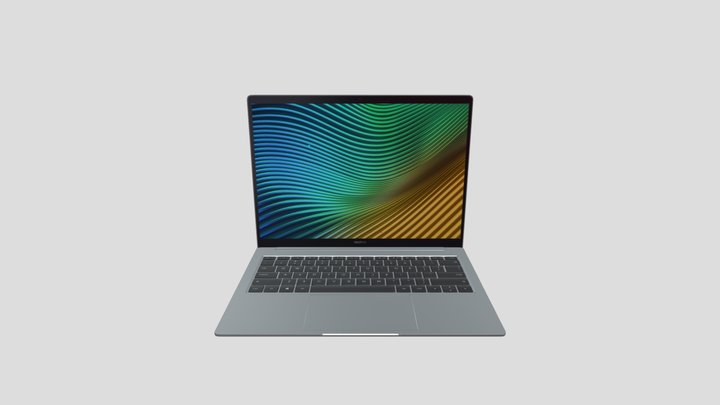 Realme Laptop AR model 3D Model