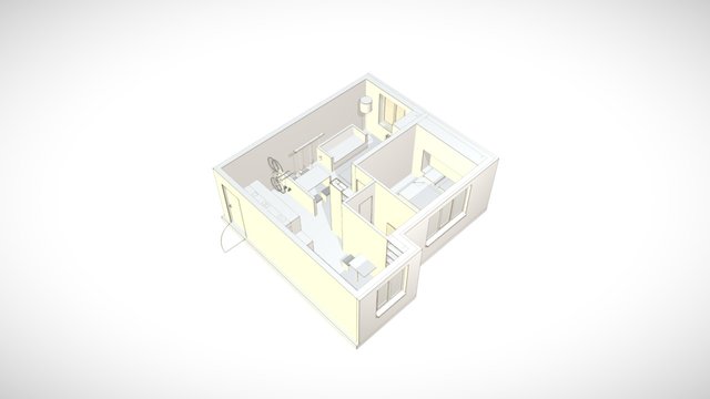 Wohnung Kemerowo 3D Model