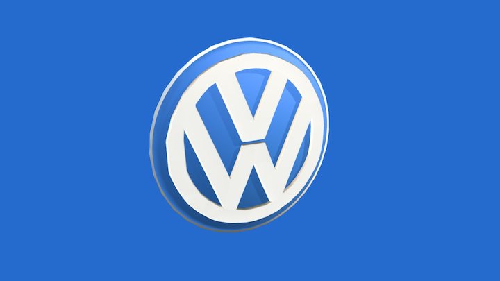 Volkswagen Logo 3D Model