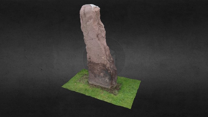Aberlemno 4 - The Crescent Stone 3D Model