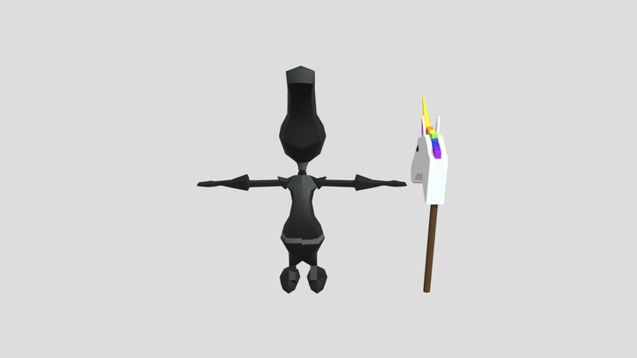 Alien and Prop 3D Model