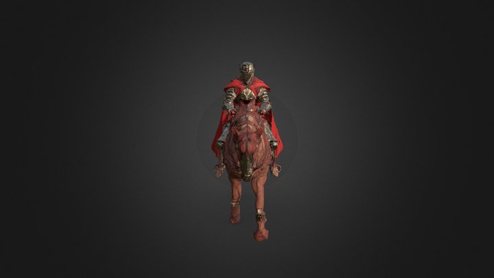 knight+on+horseback+3d+model 3D Model