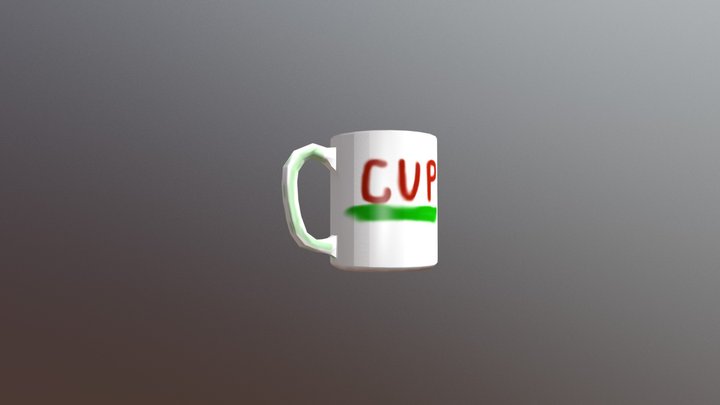 Low-poly Cup 3D Model
