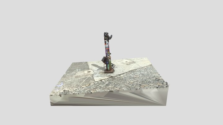 Bahnwärter Thiel Wegweiser 3D Model