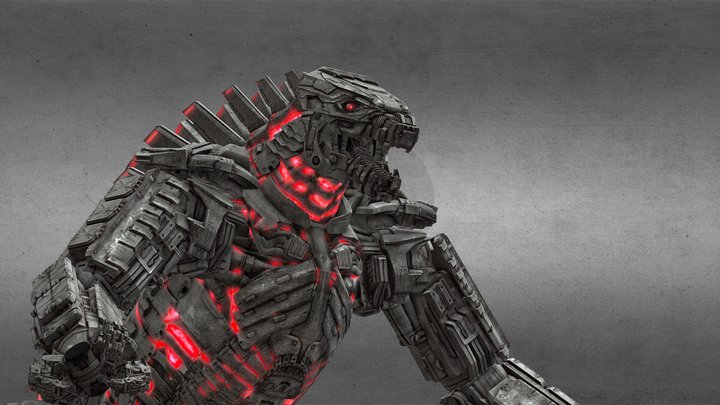 Mechagodzilla Remake 3D Model