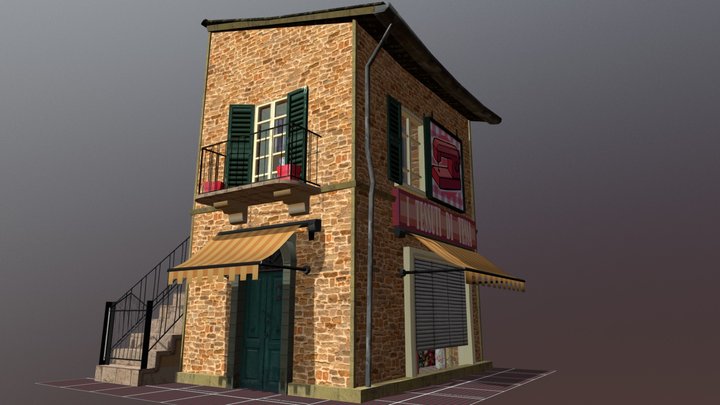 I Tessuti Di Tessa [WIP CityScene] 3D Model