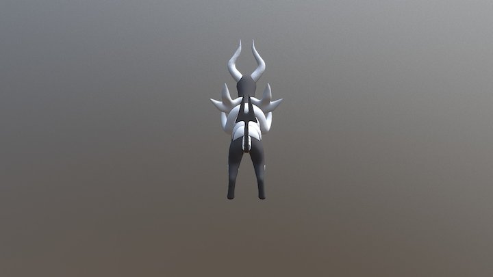 Mega Houndoom 3D Model