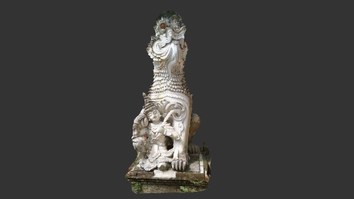 Tiger-ish Wat Pha Lat 3D Model