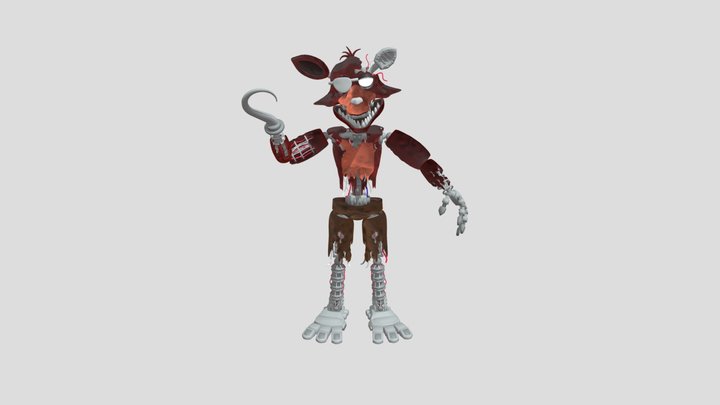 Withered-springlockfoxy6-blend 3D Model