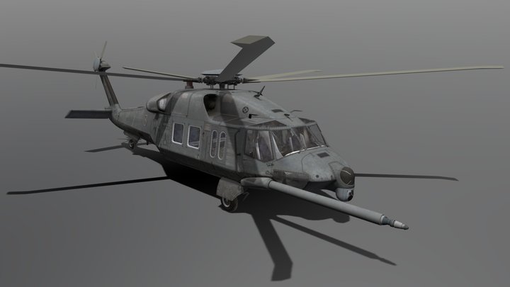 MH-X Silent Hawk 3D Model