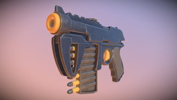 Not-nerf Gun 3D Model