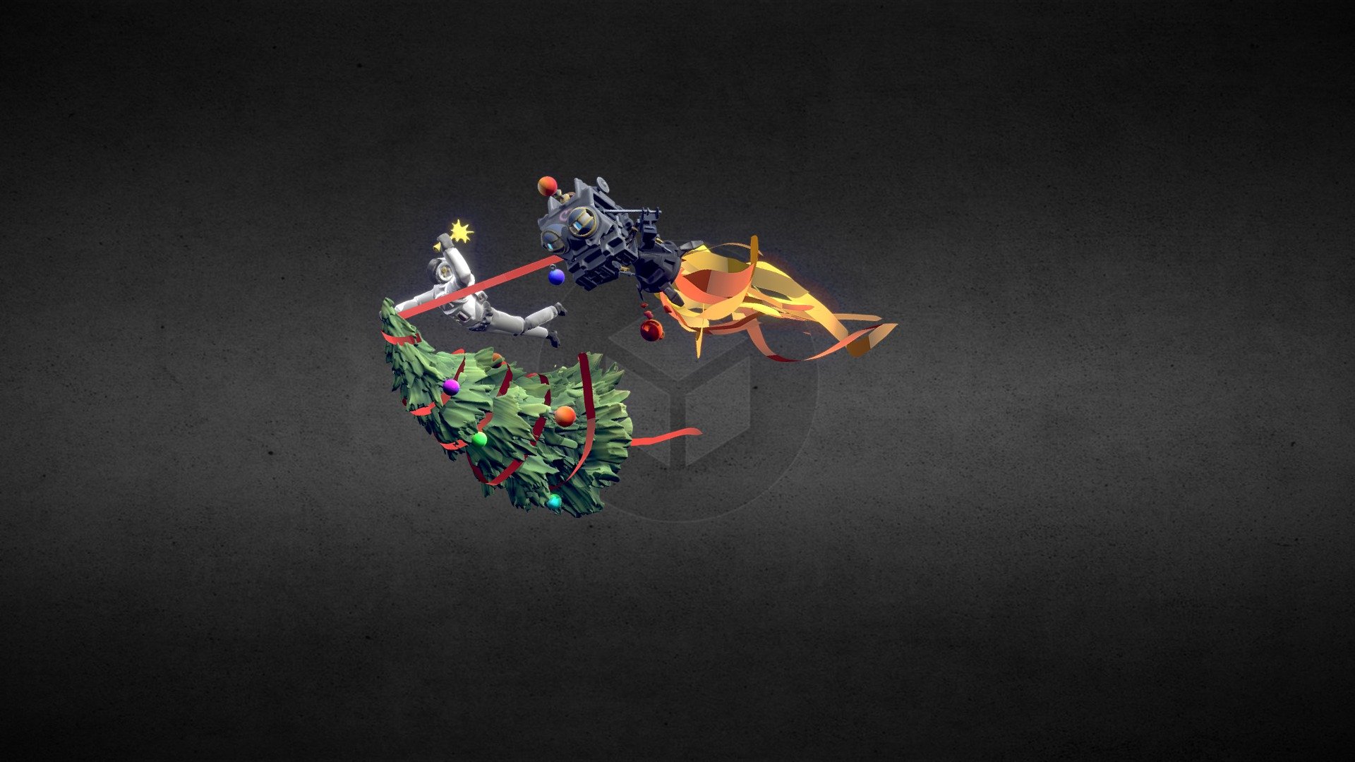 Orbital decorations with Robo-bro