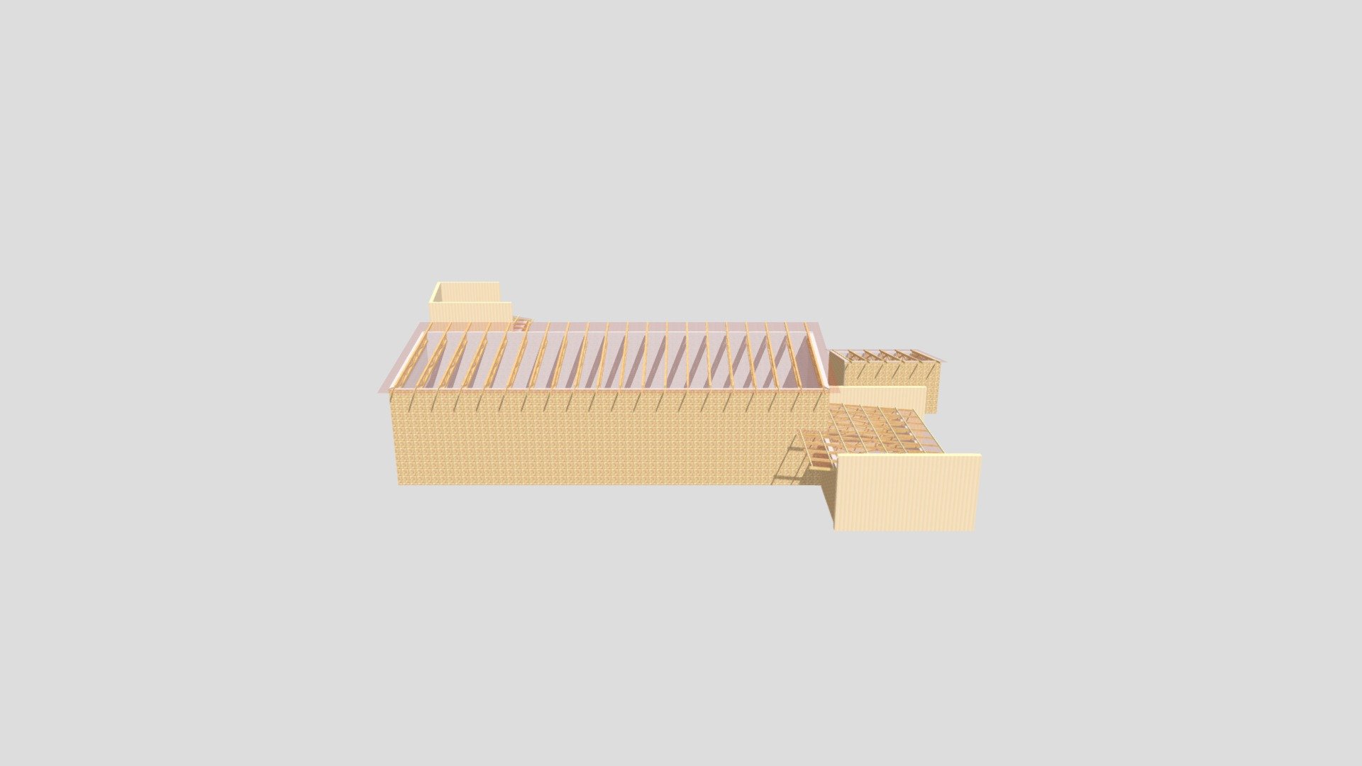 Exposed Lattice roof trusses