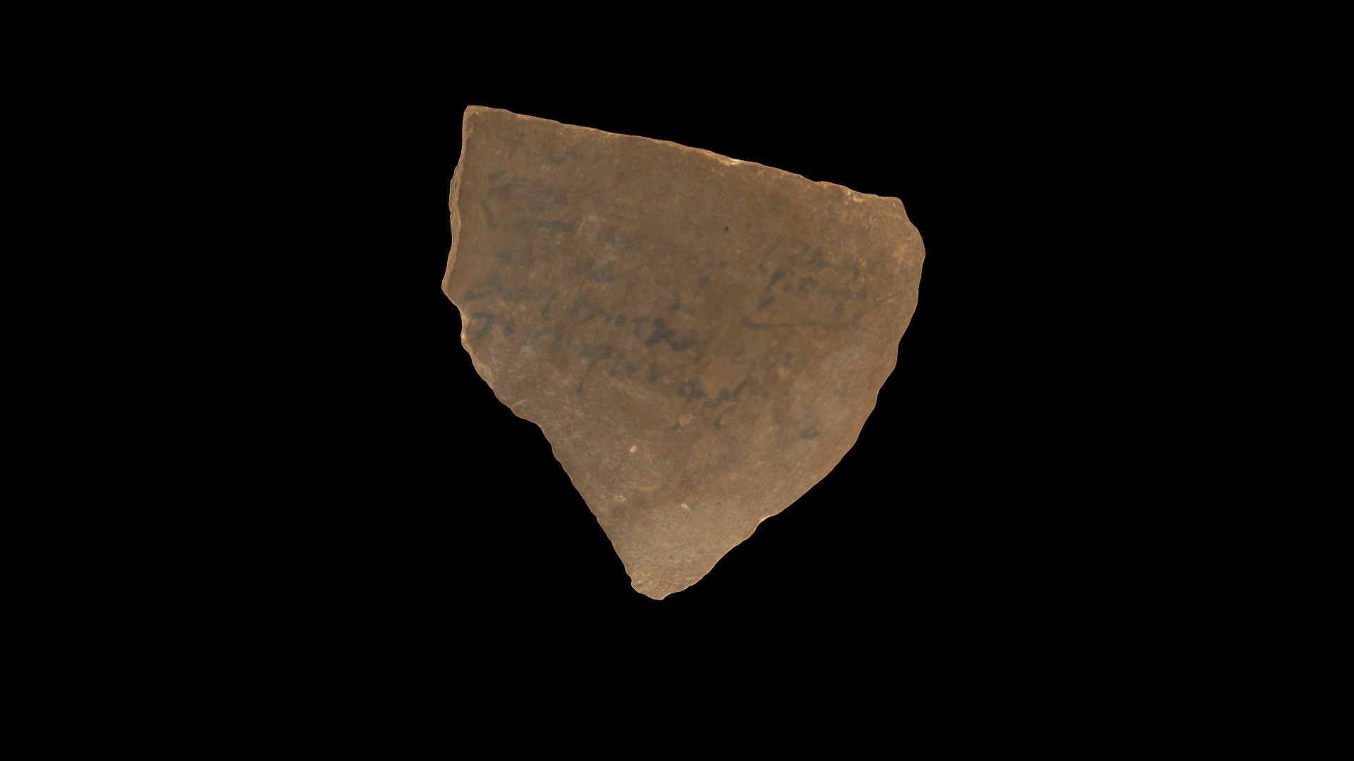 Houghton MS Ostraca 3158