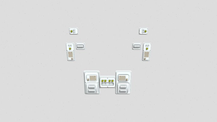 Spaceship Interaface 3D Model