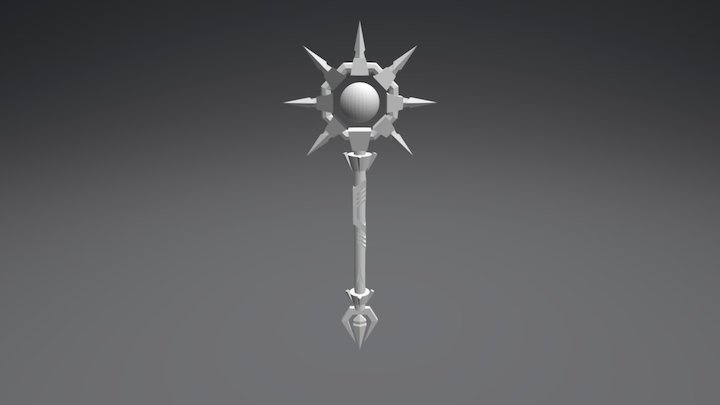 Archmage Staff 3D Model