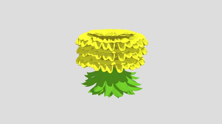 Merigold Yellow 3D Model