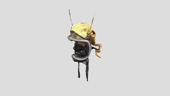 Cagoule pompier 3D Model