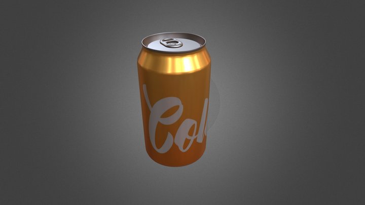 Aluminium Soda Can - UV Mapped 3D Model