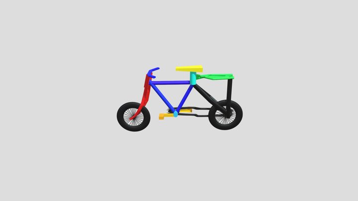 Modern Urban Bicycle 3D Model 3D Model