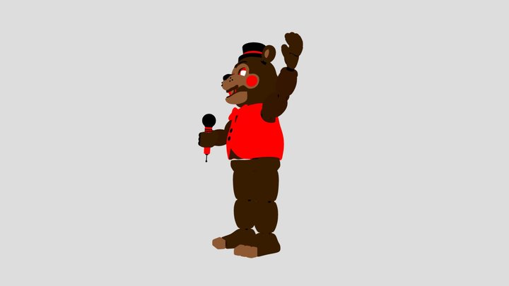 Toy Freddy Remake 3D Model