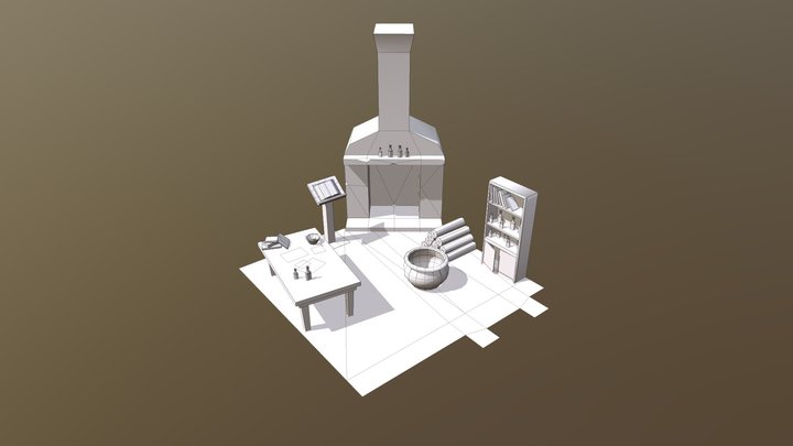 Witch Hut 3D Model