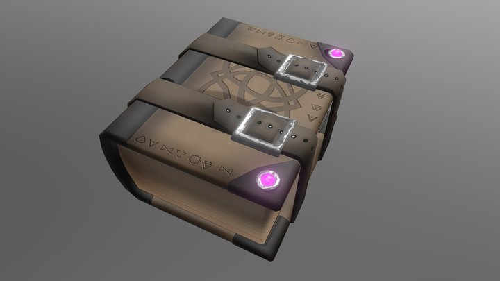Magical Book 3D Model