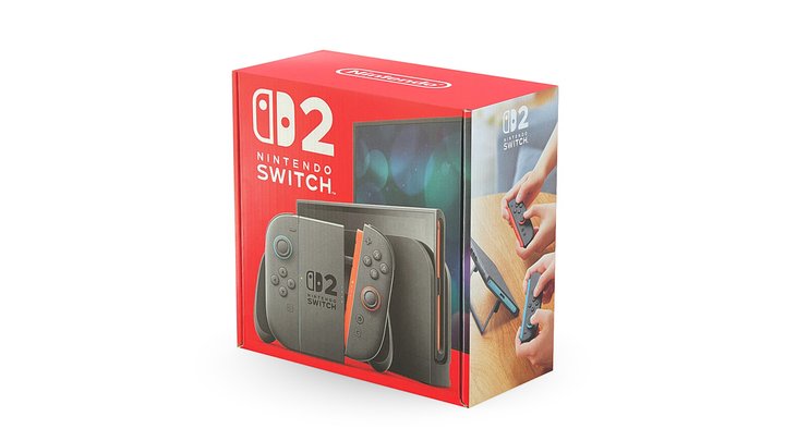 Nintendo Switch 2 box – Gratis 3D-model STL