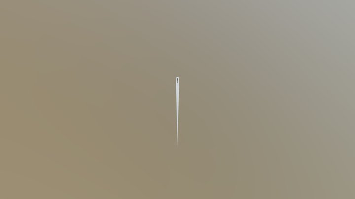 Sewing Needle 3D Model