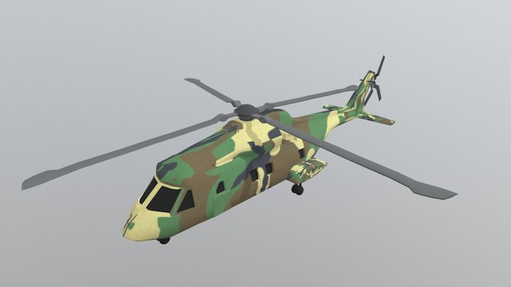 helicopter 3D Model
