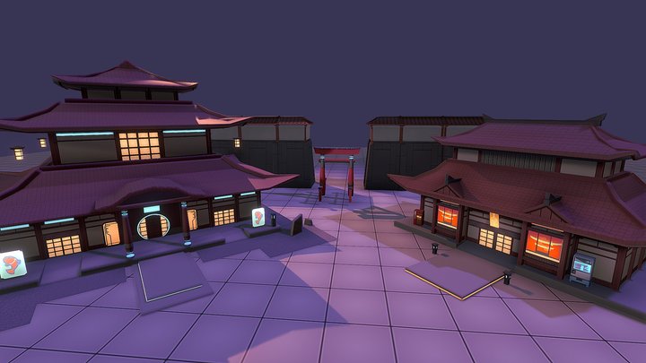 Japan location 3D Model