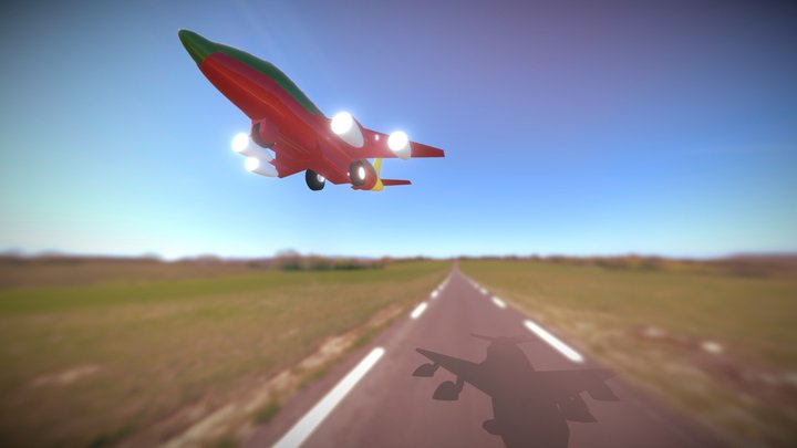 Jet Flight By Si Xuan Li 3D Model